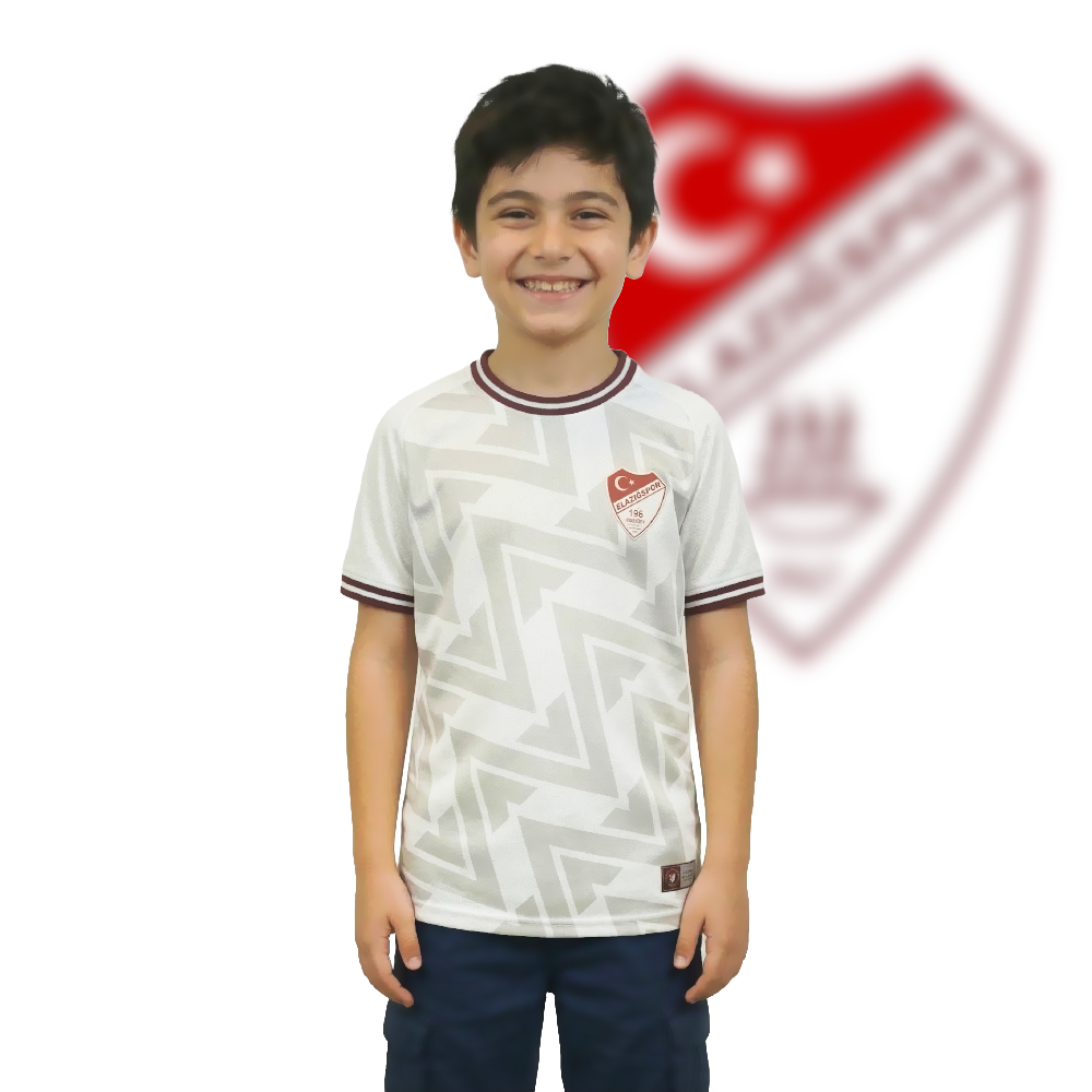 Zikzak Desenli Çocuk Taraftar Forma